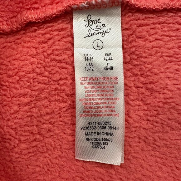 Authentic Disney Winnie the Pooh Fleece Lounge Sweater‎ Girls Size L (14-16) - Picture 9 of 9